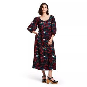 NWT Rachel Comey for Target Floral Midi Dress, Size 28W/30W